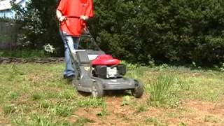 Honda Harmony mower found in a junk pile