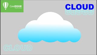 HOW TO MAKE SIMPLE CLOUD (FLAT DESIGN) - CORELDRAW X7