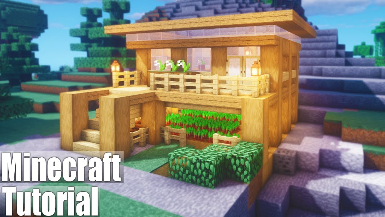 Minecraft Mapas on X: Uma linda casa de birch no minecraft https