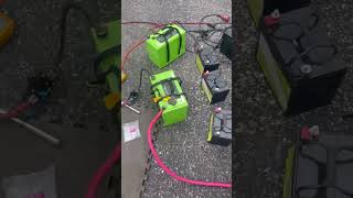 Electric motor spins tires on VW Bus Camper for the first time #vwelectric #electriccampervan