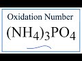 Oxidation Numbers and Ammonium Phosphate