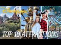 Top 10 des attractions de disneyland paris  vlog 2022