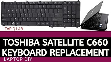 Toshiba Satellite C660 keyboard Replacement | Toshiba Laptop Repair