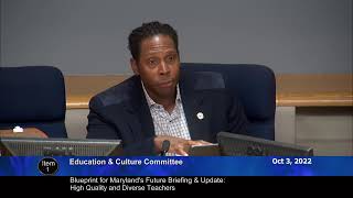 October 3, 2022 - E&C Committee Worksession