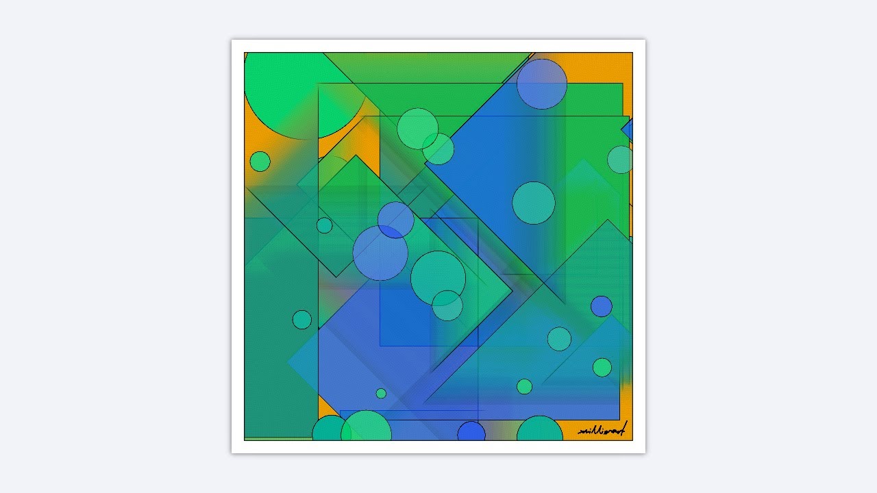 X Million Art #11 - Unique Generative Art NFT @ xmillionart