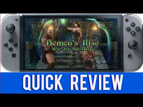 Demon's Rise War For The Deep Review Nintendo Switch