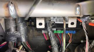 Ford Excursion vehicle security module VSM replacement.