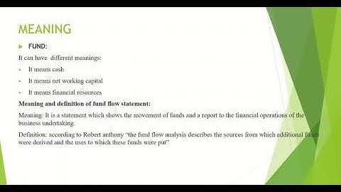 Fund flow statement theory|Meaning|purpose|advantages|limitation|difference between FFS and CFS