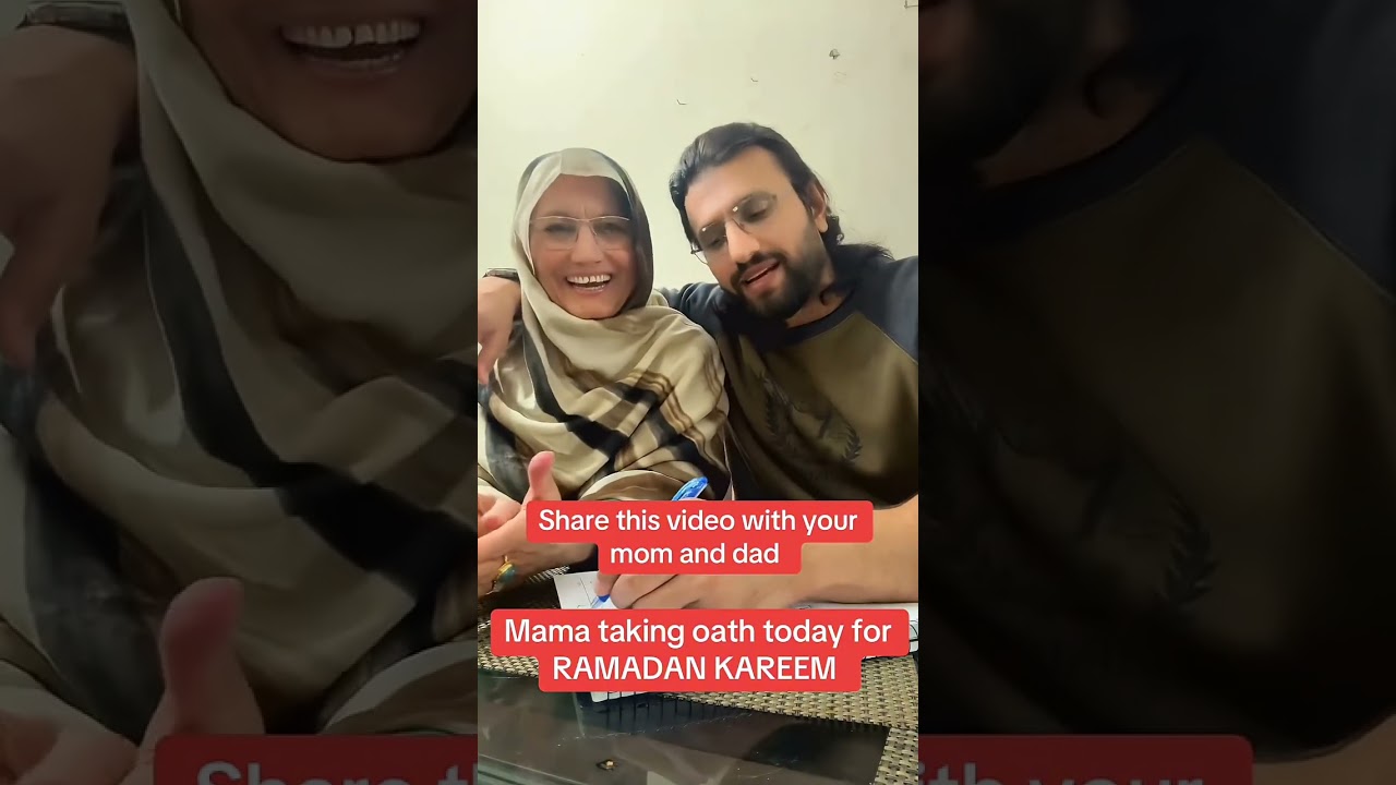 Amma’s Ramadan Health Oath 🤍🌙