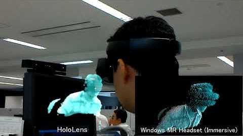Holoportation-Like Remote Viewer for HoloLens and Immersive Headset