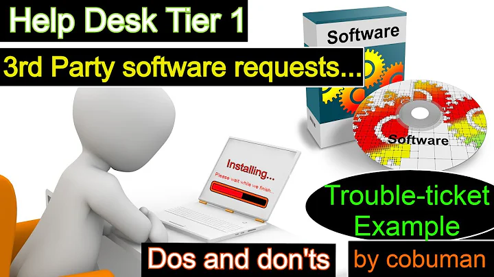 Tech Support Courses 𝐇𝐞𝐥𝐩 𝐃𝐞𝐬𝐤 𝐓𝐢𝐞𝐫 𝟏 𝟑𝐫𝐝 𝐩𝐚𝐫𝐭𝐲 𝐬𝐨𝐟𝐭𝐰𝐚𝐫𝐞 𝐫𝐞𝐪𝐮𝐞𝐬𝐭, 𝐓𝐫𝐨𝐮𝐛𝐥𝐞 𝐓𝐢𝐜𝐤𝐞𝐭 𝐓𝐫𝐚𝐢𝐧𝐢𝐧𝐠