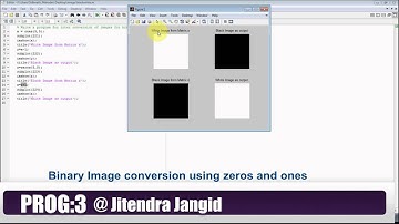 binary image conversion using one and zeros in image processing matlab