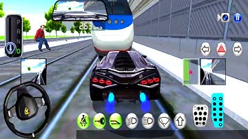 3D Driving Class - Very Speed Fly New Car On Airplane - Android IOS Gameplay