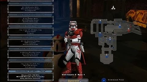 Clone Commander Thire-SWBF2 (Mustafar, Clone Wars Era Mod)
