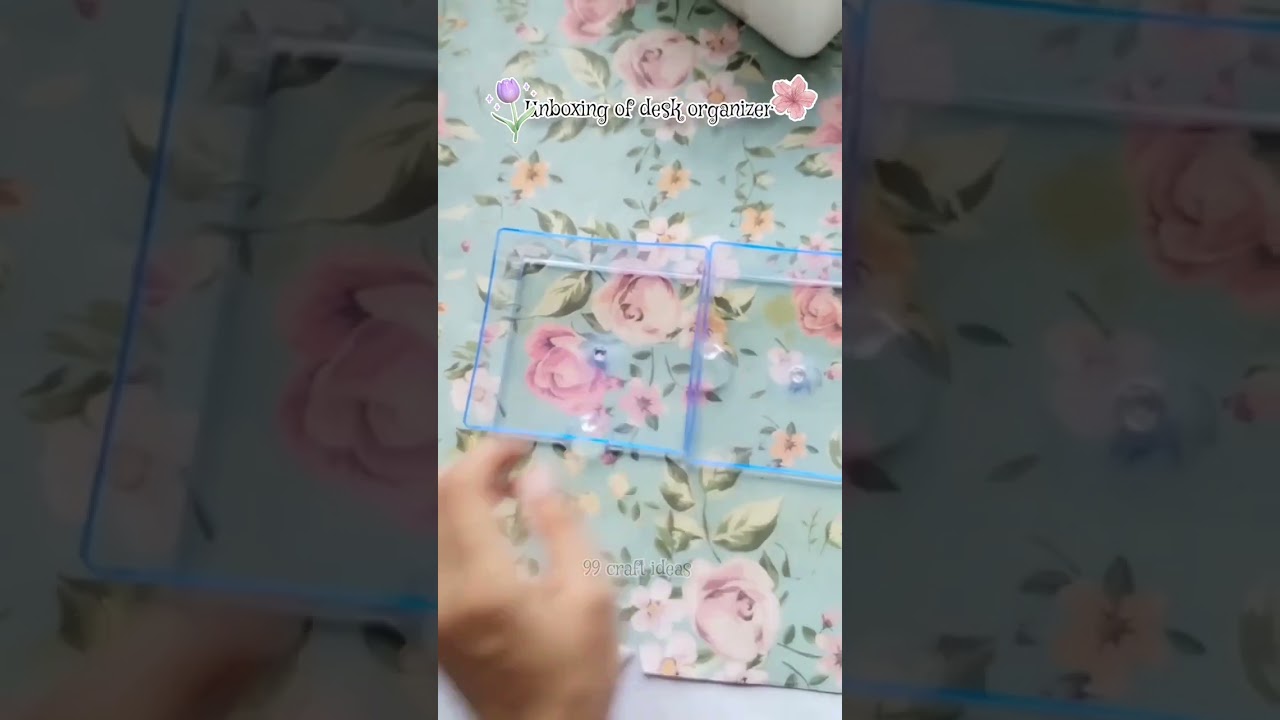 🎀Unboxing of the desk organizer 🌸||