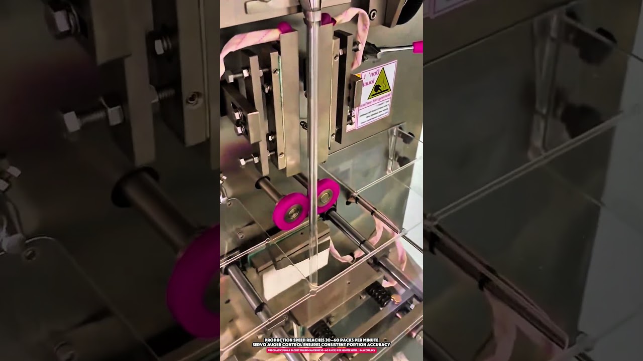 Automatic Sugar Sachet Filling Machine 30–60 Packs per Minute with ±1 g Accuracy