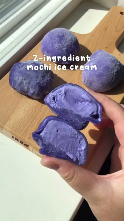 Making Mochi Ice Cream with only 2 Ingredients