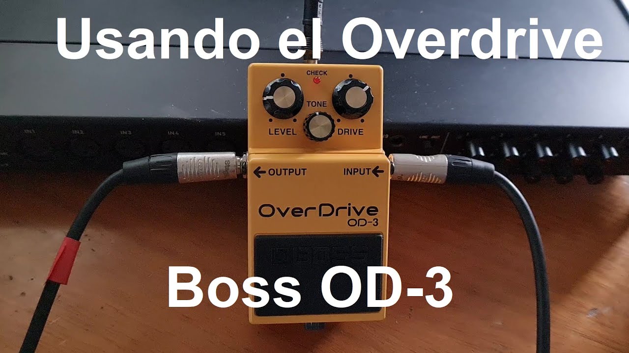 Using the Boss OD3 Overdrive - YouTube
