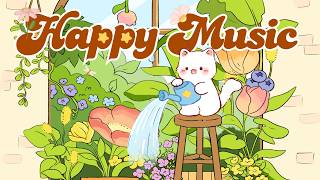 Happy Day Lofi 🌸🌼2 Hr Songs 🌻 Stream cafe 🌱cute & relaxing music ☀️ Make Your Day Better