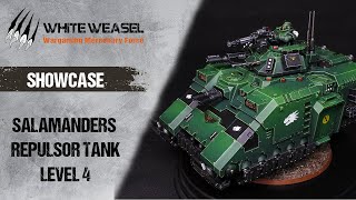 Warhammer 40.000 Salamanders Repulsor Tank Level 4 - Showcase