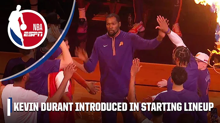 Kevin Durant introduced in Phoenix Suns home debut ☀️ | NBA on ESPN - DayDayNews