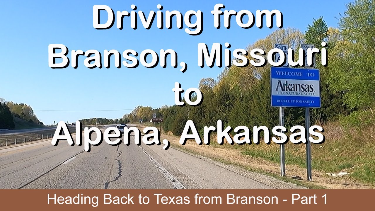 Branson Missouri Drive Alpena, Arkansas YouTube