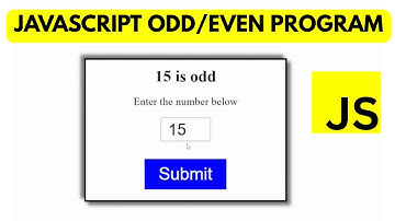 Build a Simple Even/Odd Checker with JavaScript, HTML and CSS
