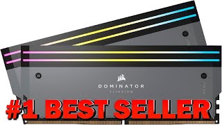 CORSAIR Dominator Titanium RGB DDR5 64GB (2x32GB) DDR5 6000MHz CL30 AMD Expo - B0CHSGDFN4