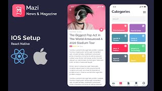 Setup Mazi - News & Magazine For React Native Mobile Template screenshot 4