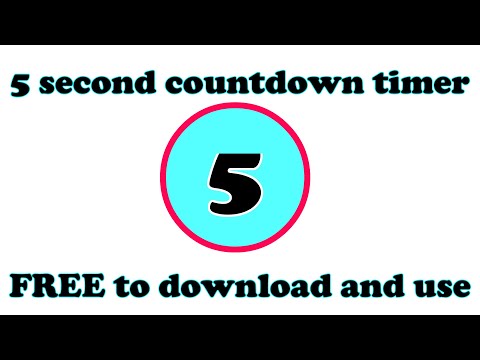 5 second countdown timer 4K HD - FREE to use