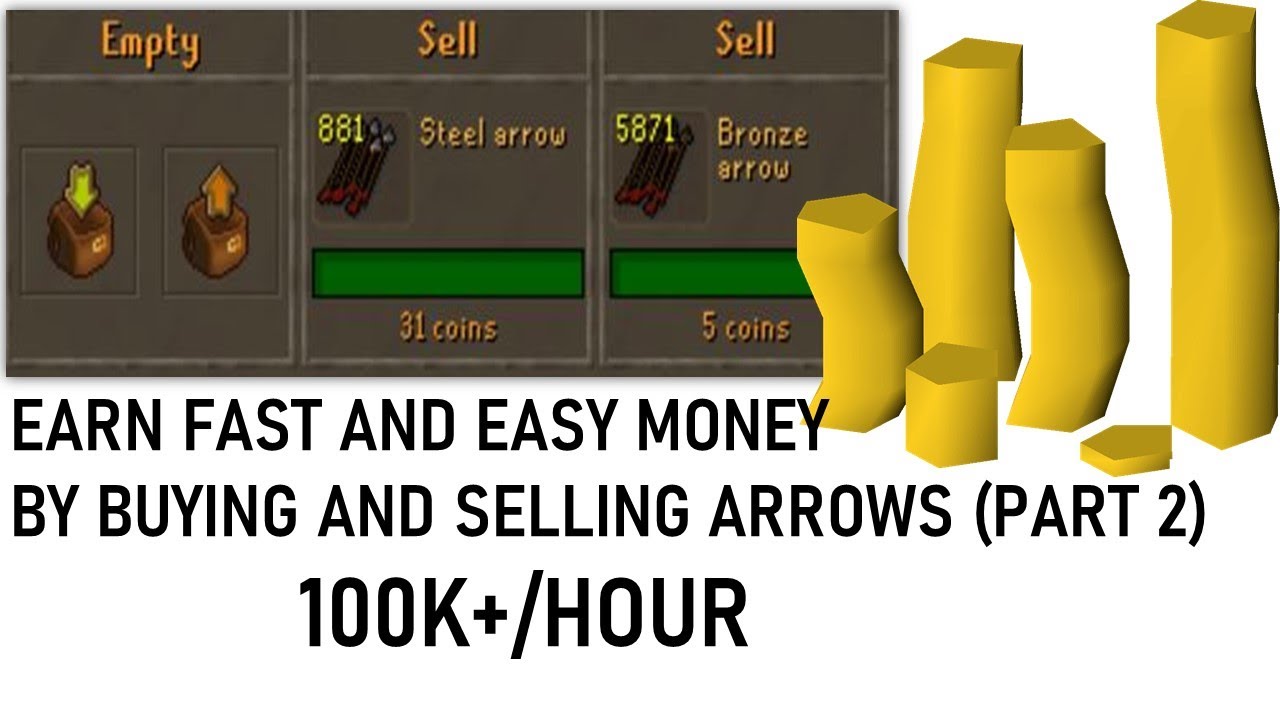 Double Your Money (Part 2) | Easy and Fast Money | Old School Runescape | Arrow trading at GE