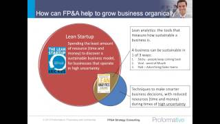 FPA  Innovations in Financial Analytics to Support Organic Growth and Business Str