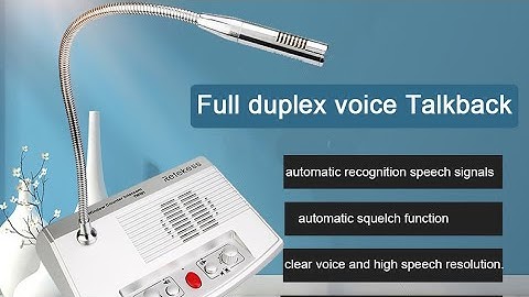 Retekess TW101 two-way window intercom system