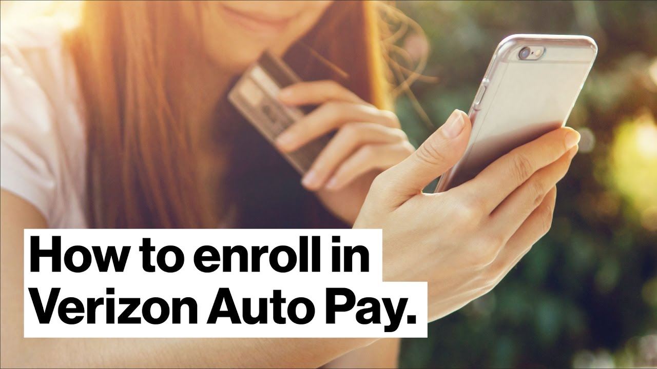 My Verizon How To Enroll in Auto Pay YouTube