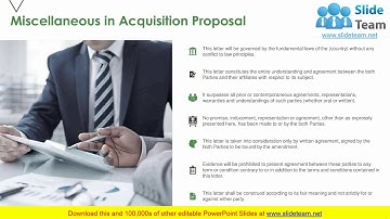 Acquisition Proposal PowerPoint Presentation Slides