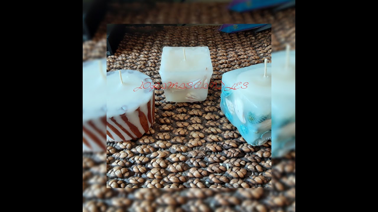 UNICAS Y EXCLUSIVAS VELAS CON INCRUSTACIONES JORAMAS CANDLES Y TRUCOS QUE NO SABIAS