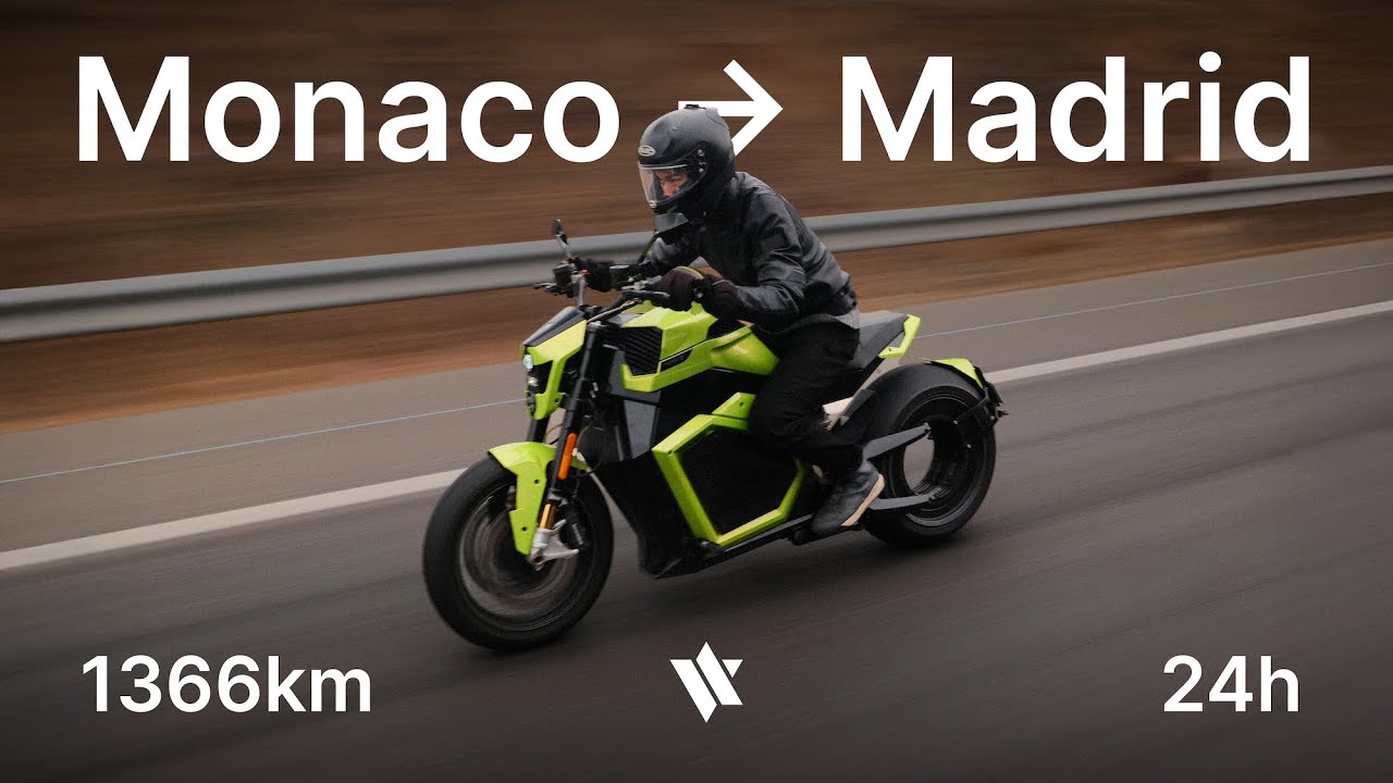 Monaco to Madrid on Verge TS Pro | 1366KM in 1 Day! ⚡🏍️ - YouTube