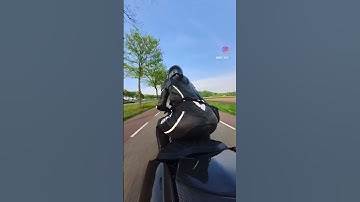 Different angles Insta360 X3 on Yamaha R1 #bikergirl #bikerchick #insta360 #yamahar1