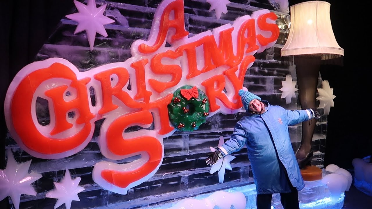 Snow Tubing & Giant Ice Sculptures! ICE! Featuring A Christmas Story