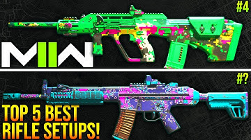 Modern Warfare 2: Top 5 BEST ASSAULT RIFLE CLASS SETUPS! (MW2 Best Weapons)