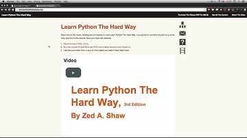 Learn Python the Hard Way - Welcome