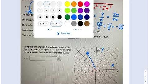 SM3.12.34 — Graphing Complex Numbers in Polar Coordinates