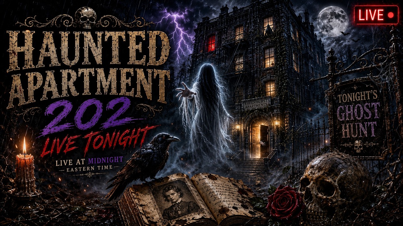 LIVE: Ghost Hunting From Haunted Apartment 202