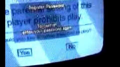How to bypass/change the PS2 DVD parental code