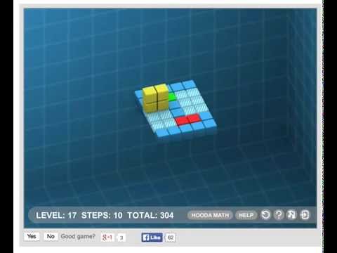 DuBlox level 17 -- Gold medal (16 steps)