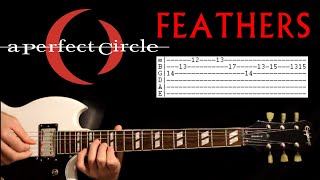 A Perfect Circle Feathers Guitar Tab Lesson / Tabs Cover