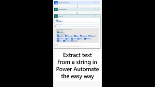 Extract Text from a String in Power Automate the Easy Way | Power Platform Shorts screenshot 3