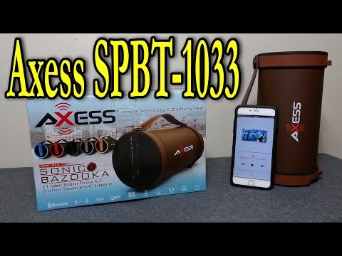 Axess SPBT1033 Bluetooth Speaker review