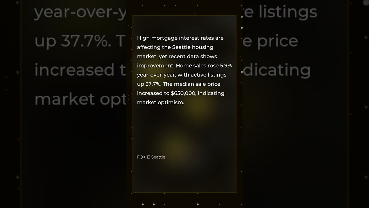 Seattle real estate market rebounds with increased sales, listings