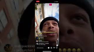 Iayze on beefing with Ka$hdami IG Live 2/24/2022